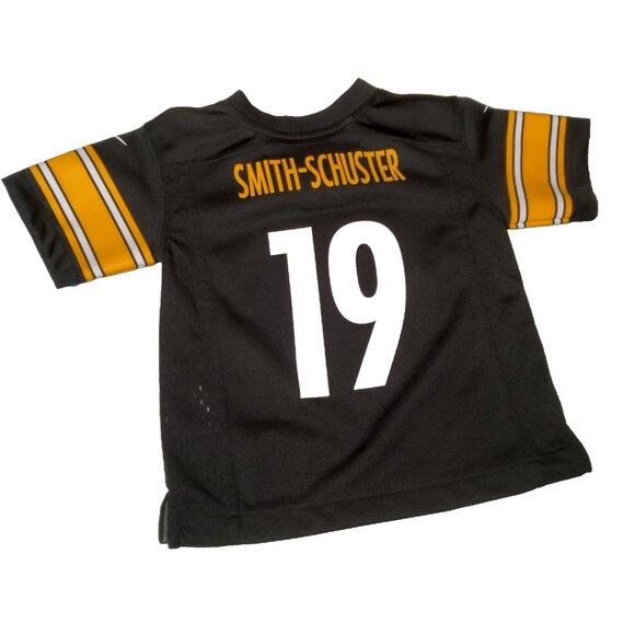 Pittsburgh Steelers Juju Smith-Schuster Jersey Youth 3T Nike On Field Black #19 - Picture 1 of 12